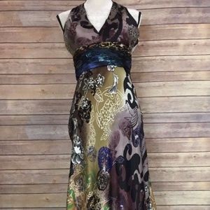 Alberto Makali Silk Gown
